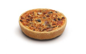 Three Cheese & Red  Onion Quiche
